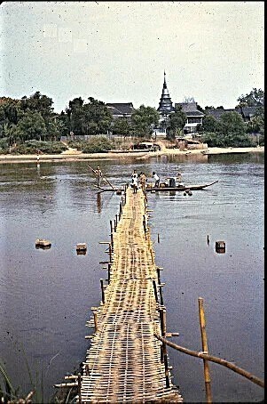 Bamboo bridge in the early 1960’s..jfif