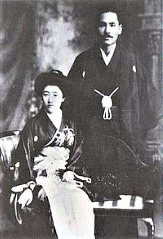 pict-1911年(明治44年)3月、伊藤伝右衛門と柳原Y子・結婚.jpg