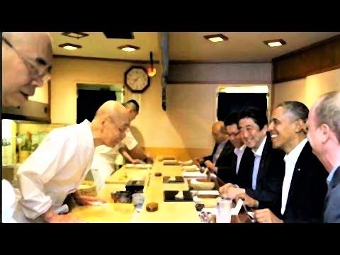 pict-すきやばし次郎」小野二郎がオバマ前大統領.jpg